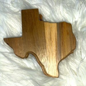 Set of 4 Texas wooden coasters